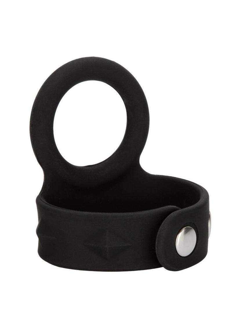 CalExotics Silicone Tri Snap Scrotum Support Ring