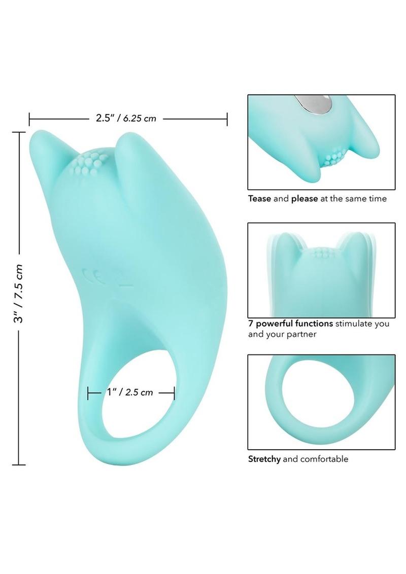 CalExotics Silicone Rechargeable Dual Exciter Enhancer Ring