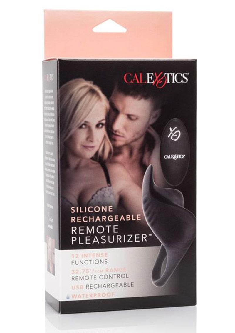 CalExotics Silicone Rechargeable Remote Pleasurizer Couples Ring