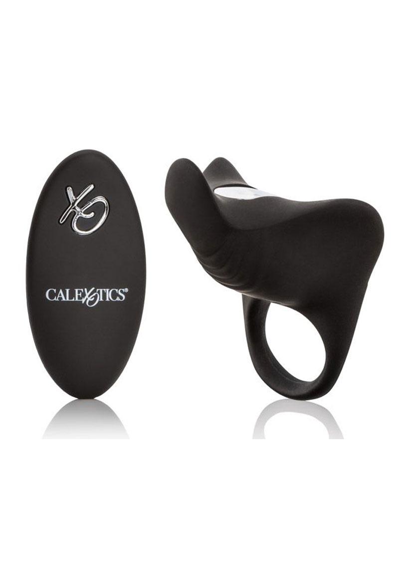 CalExotics Silicone Rechargeable Remote Pleasurizer Couples Ring