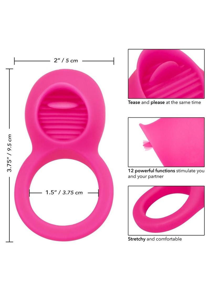 CalExotics Silicone Rechargeable Teasing Tongue