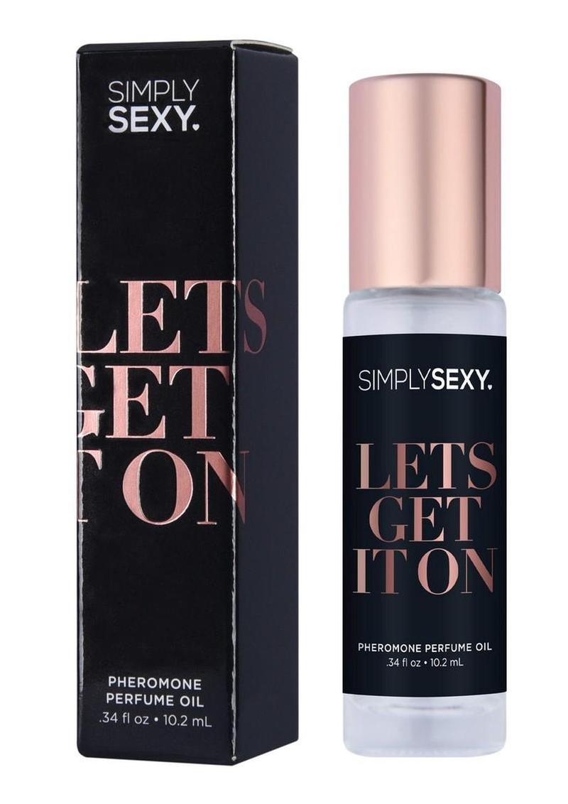 Simply Sexy Pheromone Perfume Oil Let's Get It On Roll-On