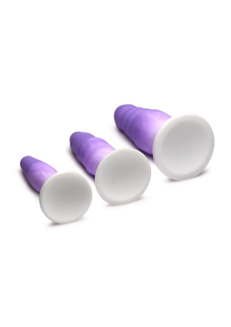 Simply Sweet Silicone Butt Plug 3 Piece Set
