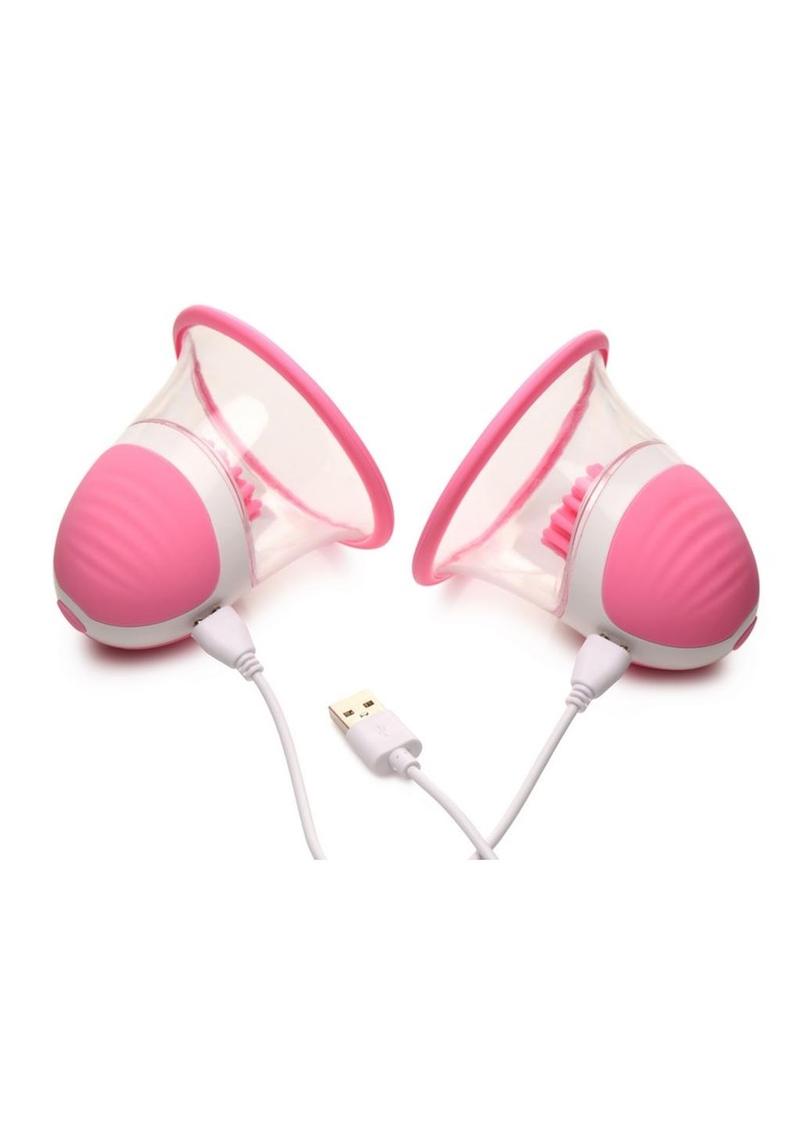 Size Matters 10X Rotating Silicone Nipple Suckers with 4 Attachments