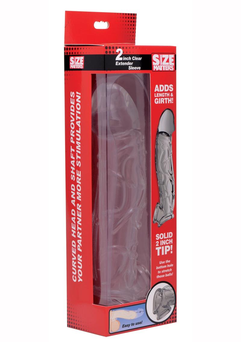 Size Matters Clear Penis Extender Sleeve