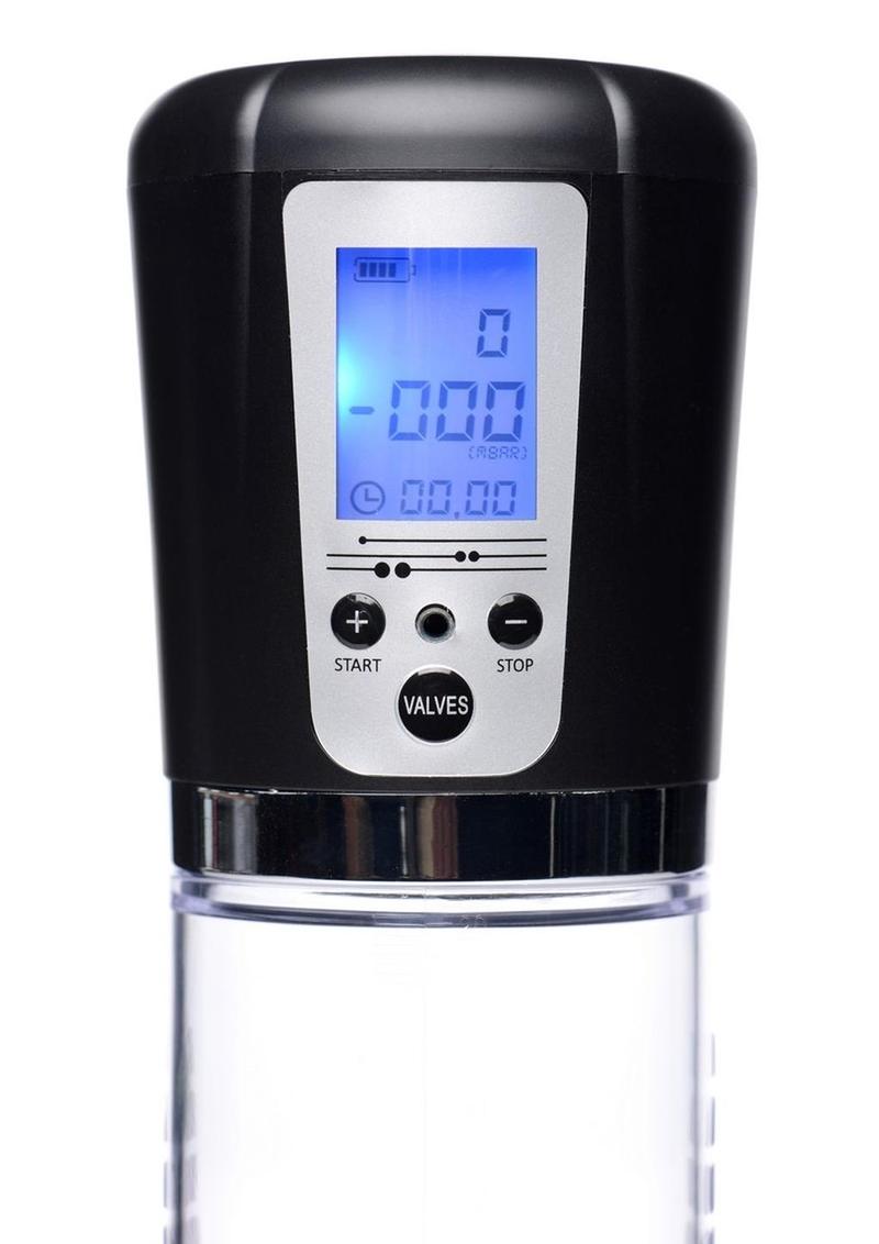 Size Matters 4 Levels Power Suction Penis Pump with Built-In LCD Display