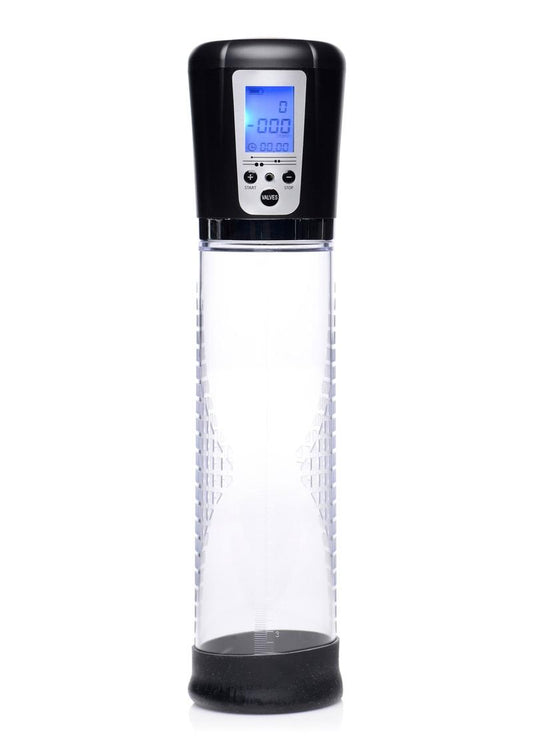 Size Matters 4 Levels Power Suction Penis Pump with Built-In LCD Display