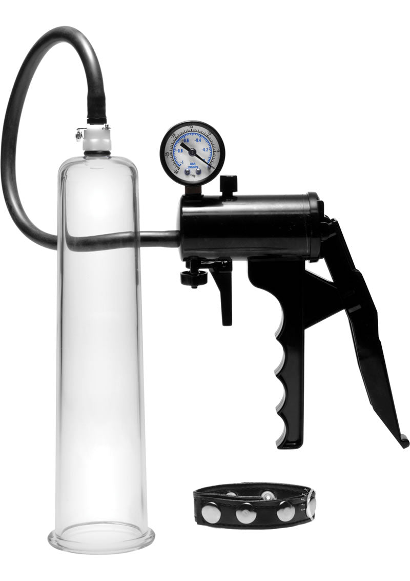 Size Matters Premium Penis Pumping Kit Intermediate Size Wide Cylinder