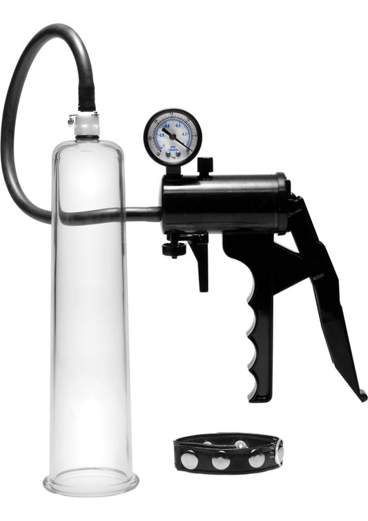 Size Matters Premium Penis Pumping Kit Intermediate Size Wide Cylinder
