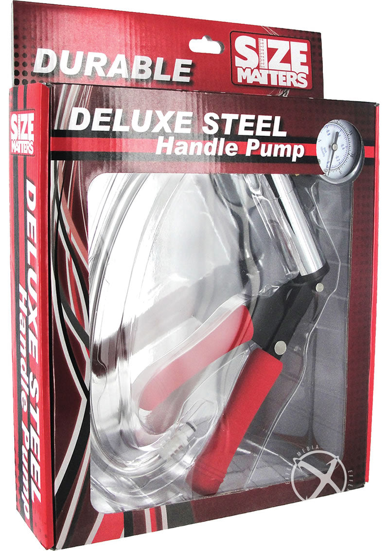 Size Matters Primo Deluxe Steel Handle Penis Pump
