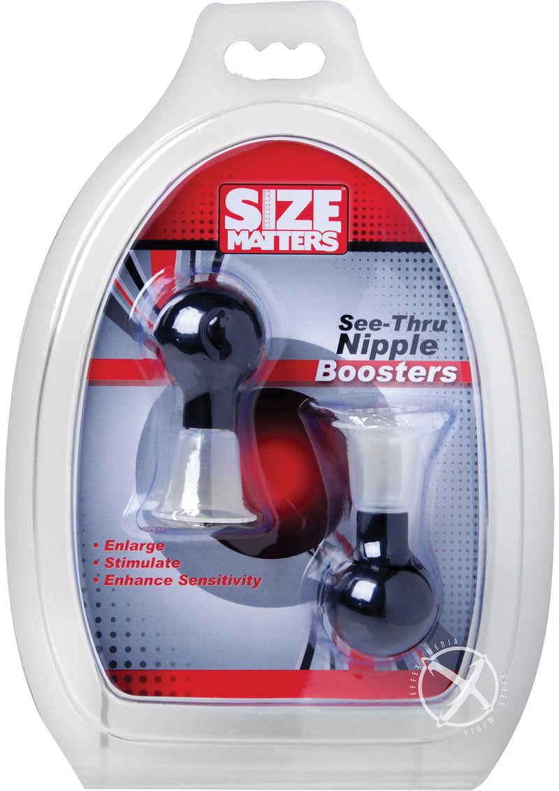 Size Matters See-Thru Nipple Boosters Enhance Sensitivity