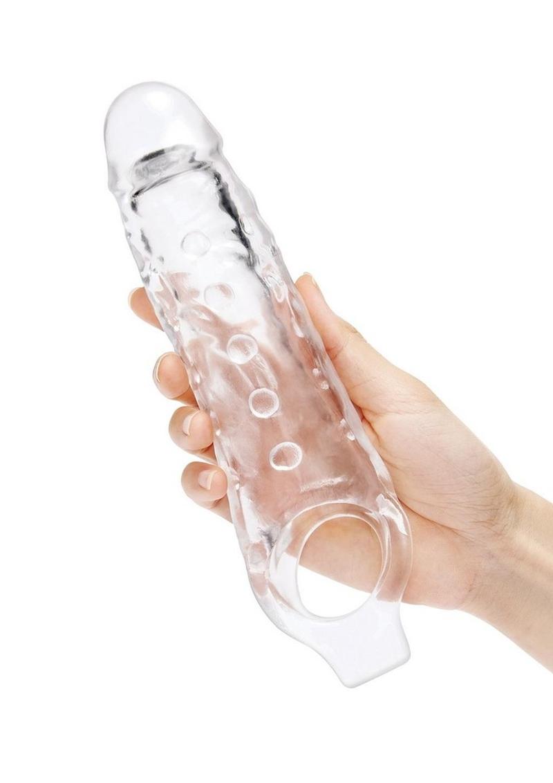 Size Up Studded Clear View Stretch Penis Extender