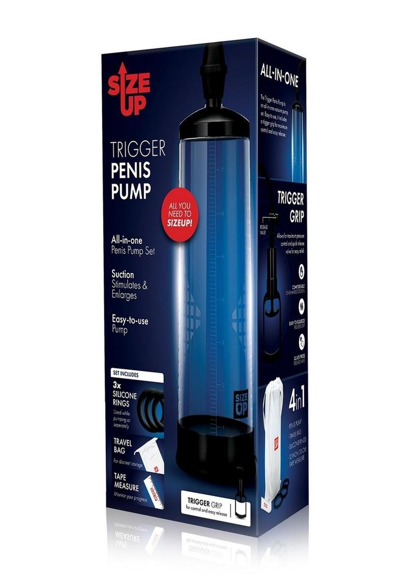 Size Up Trigger easy use Penis suction Pump