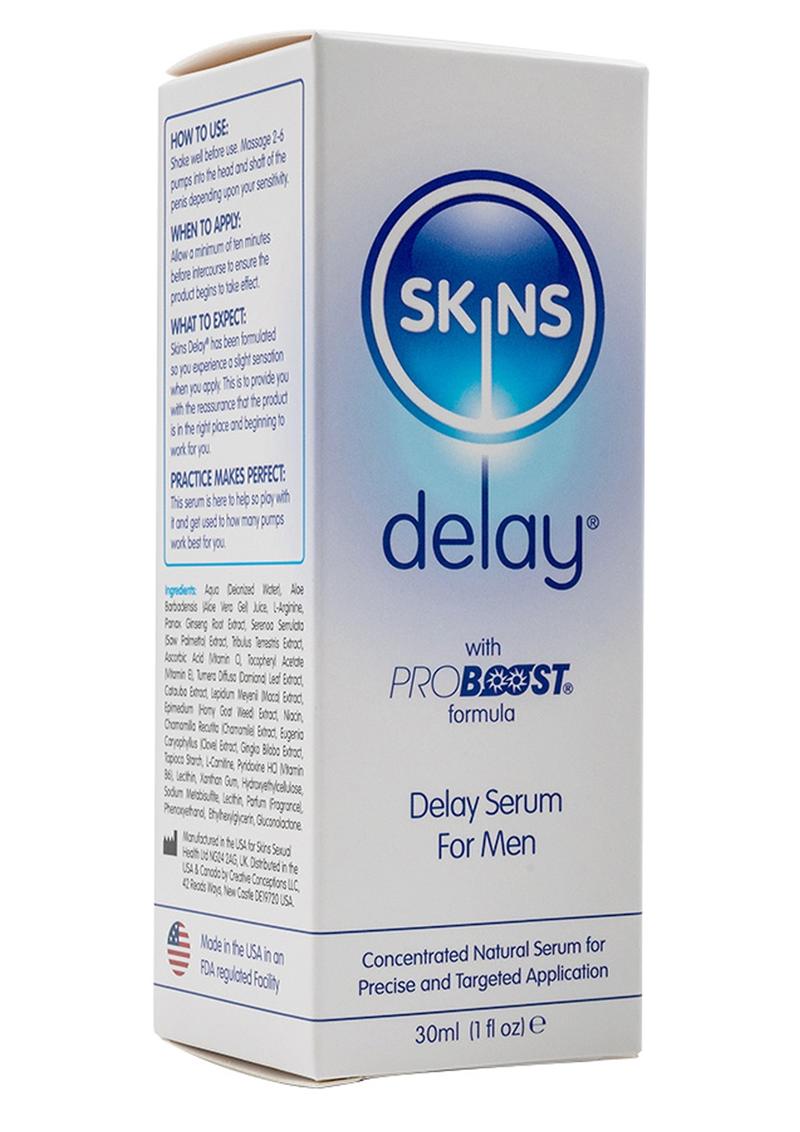 Skins Delay Serum for Men with ProBoost Formula for Lasting Pleasure
