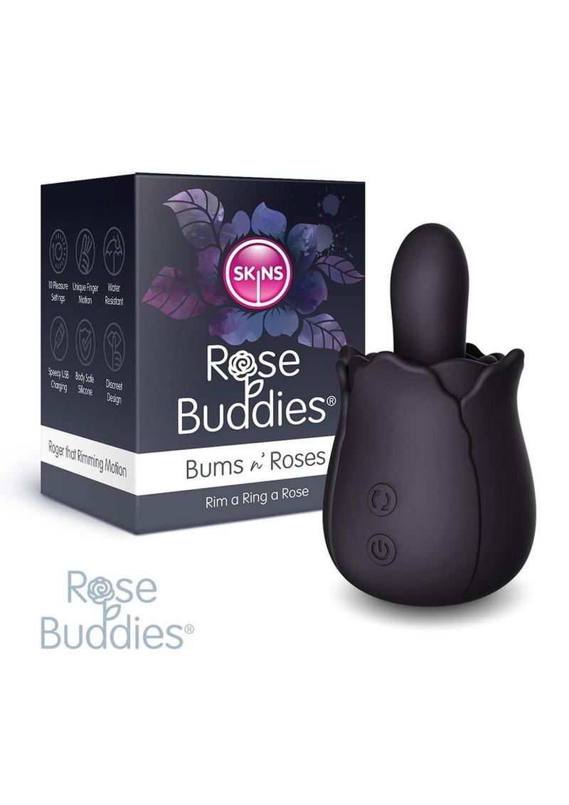 Rose Buddies Bums n' Roses Rechargeable Silicone Clitoral Vibrator