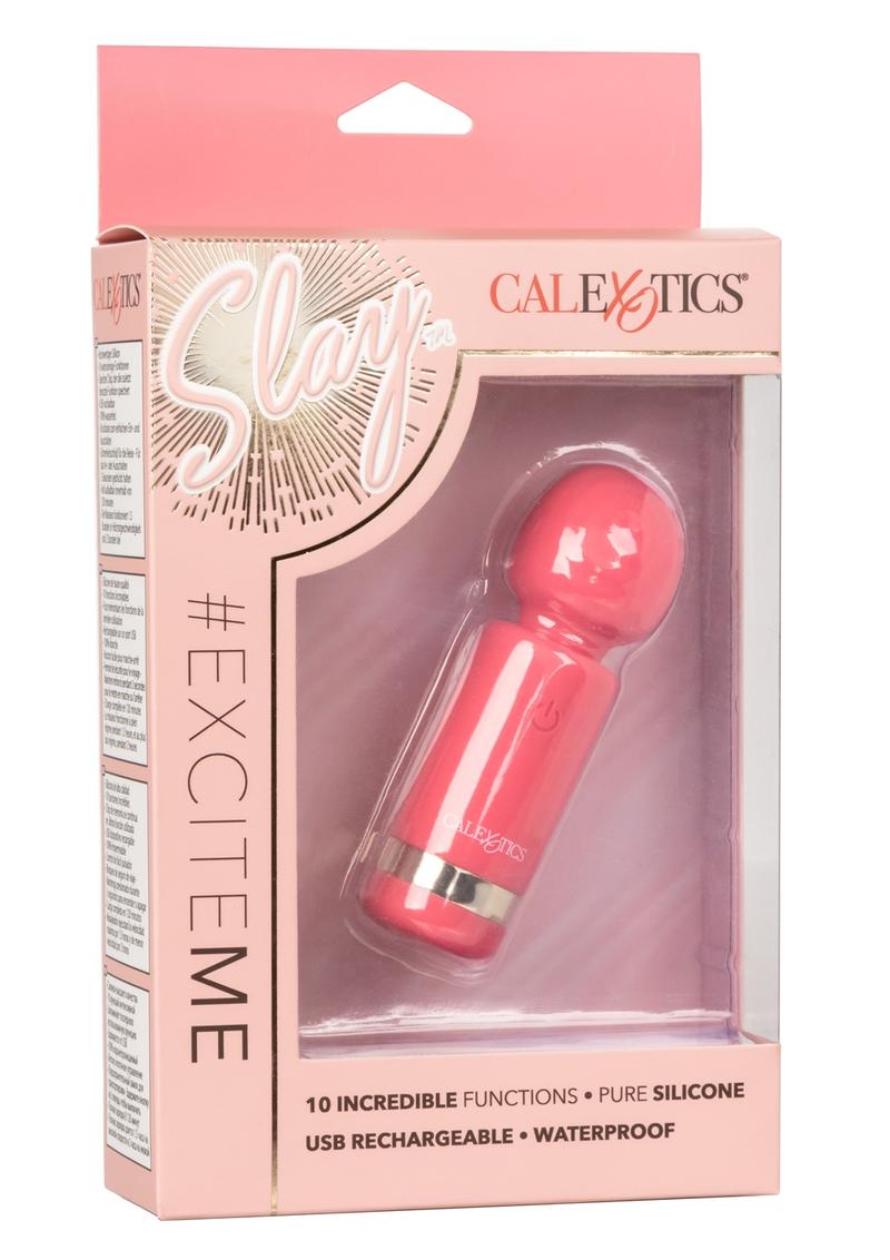 Slay Exciter Silicone Rechargeable Massager 10 Functions