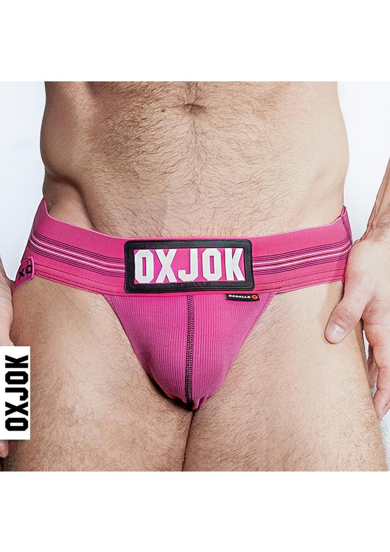 OXJOK Geared For Play Pink Jockfit Rubber Stretch Bulge