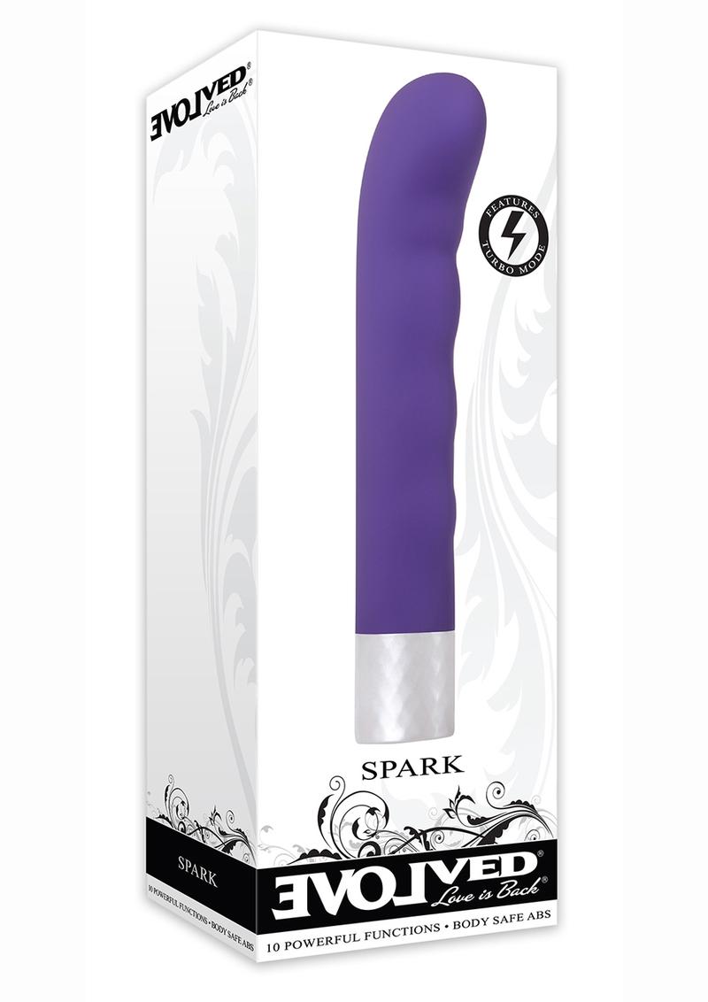 Evolved Spark G-Spot Vibrator Powerful Purple Pleasure Toy