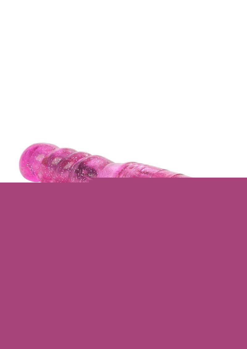 CalExotics Sparkle Softees Swirl Glittery Soft Vibrator