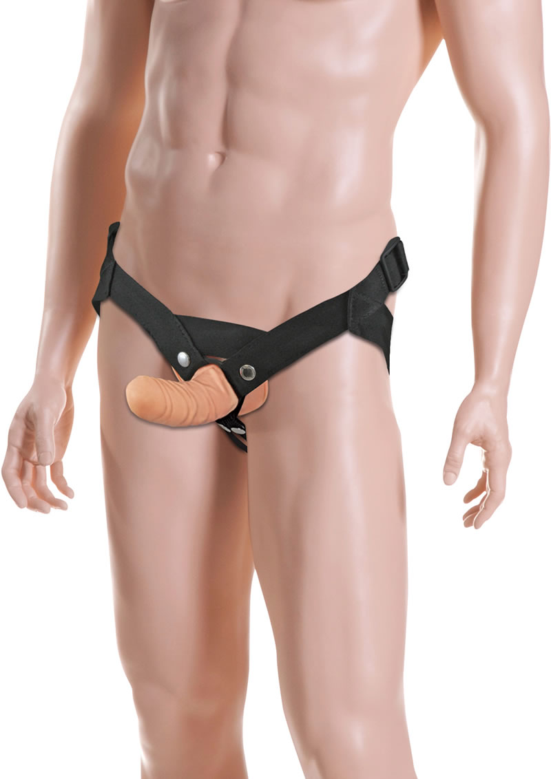 Sportsheets Everlaster-Stud Hollow Dong And Adjustable Strap-On Harness
