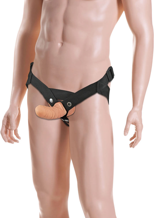Sportsheets Everlaster-Stud Hollow Dong And Adjustable Strap-On Harness