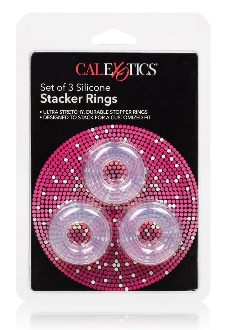 CalExotics Silicone Stacker Rings Set of 3