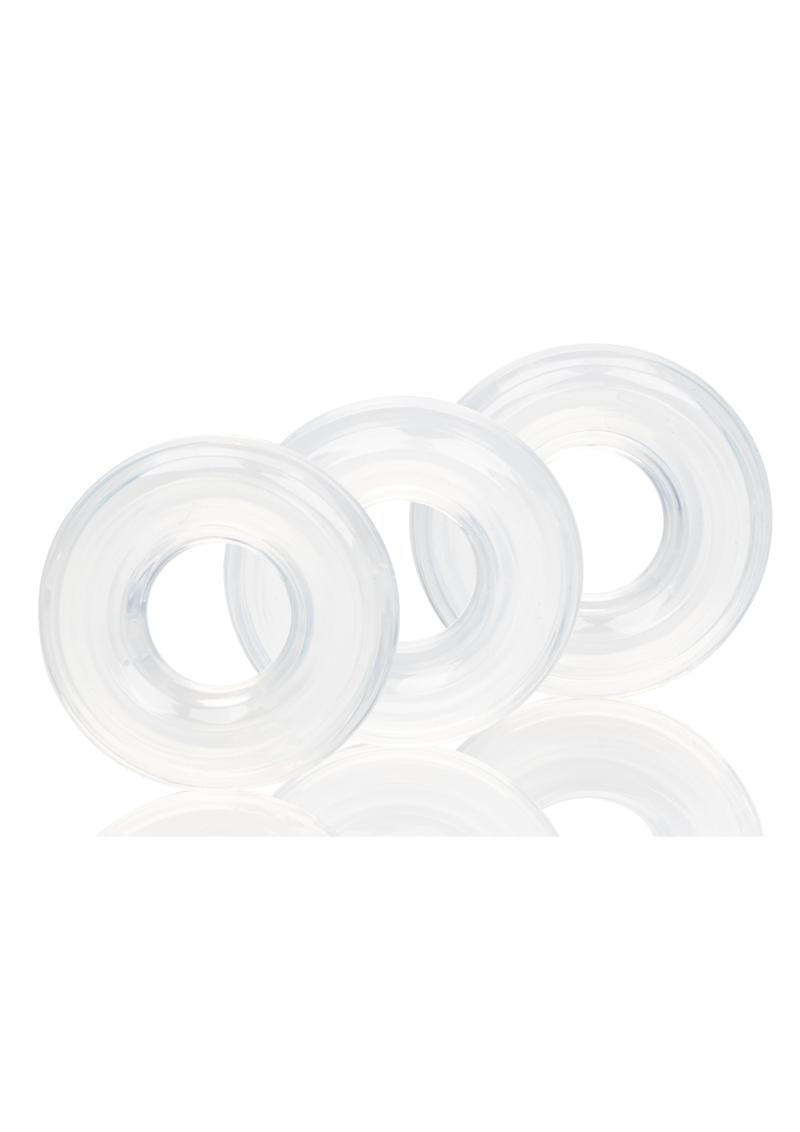 CalExotics Silicone Stacker Rings Set of 3