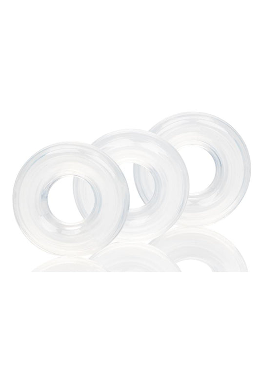 CalExotics Silicone Stacker Rings Set of 3