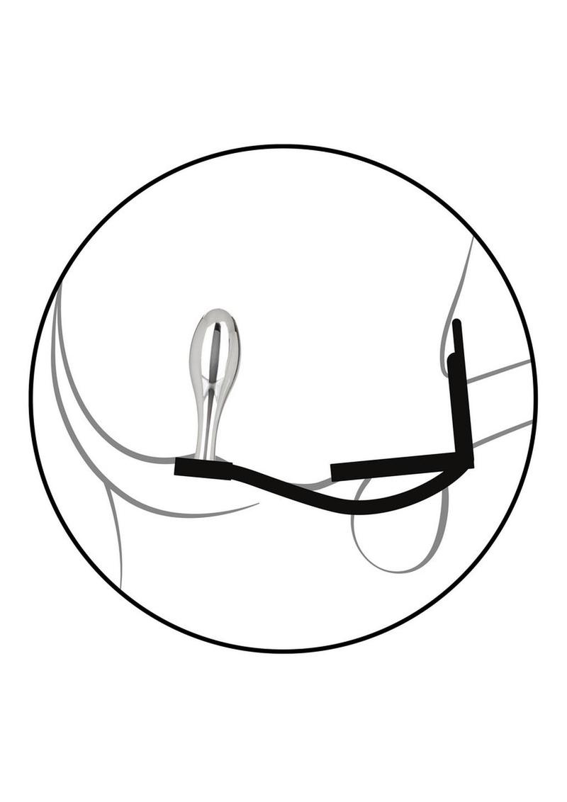 Star Fucker Teardrop Silicone Dual-Enhancer And Gem Accented Plug