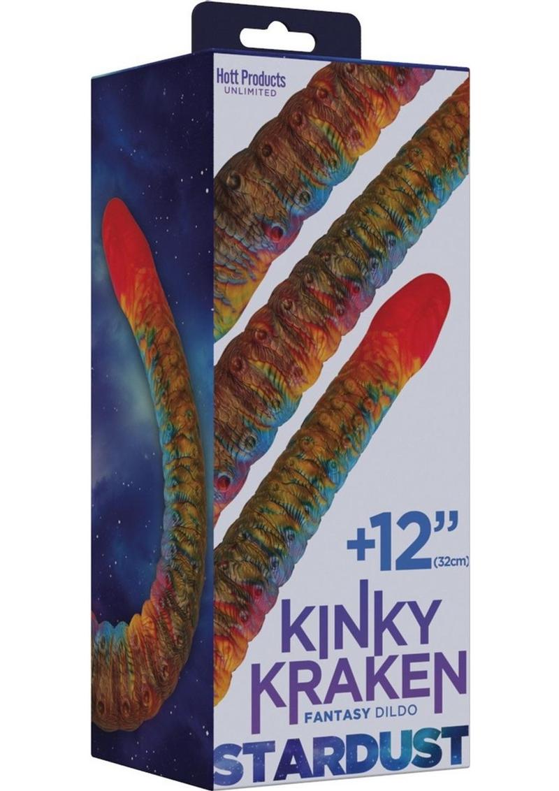 Kinky Kraken Fantasy Dildo Multicolor Silicone with Suction Cup