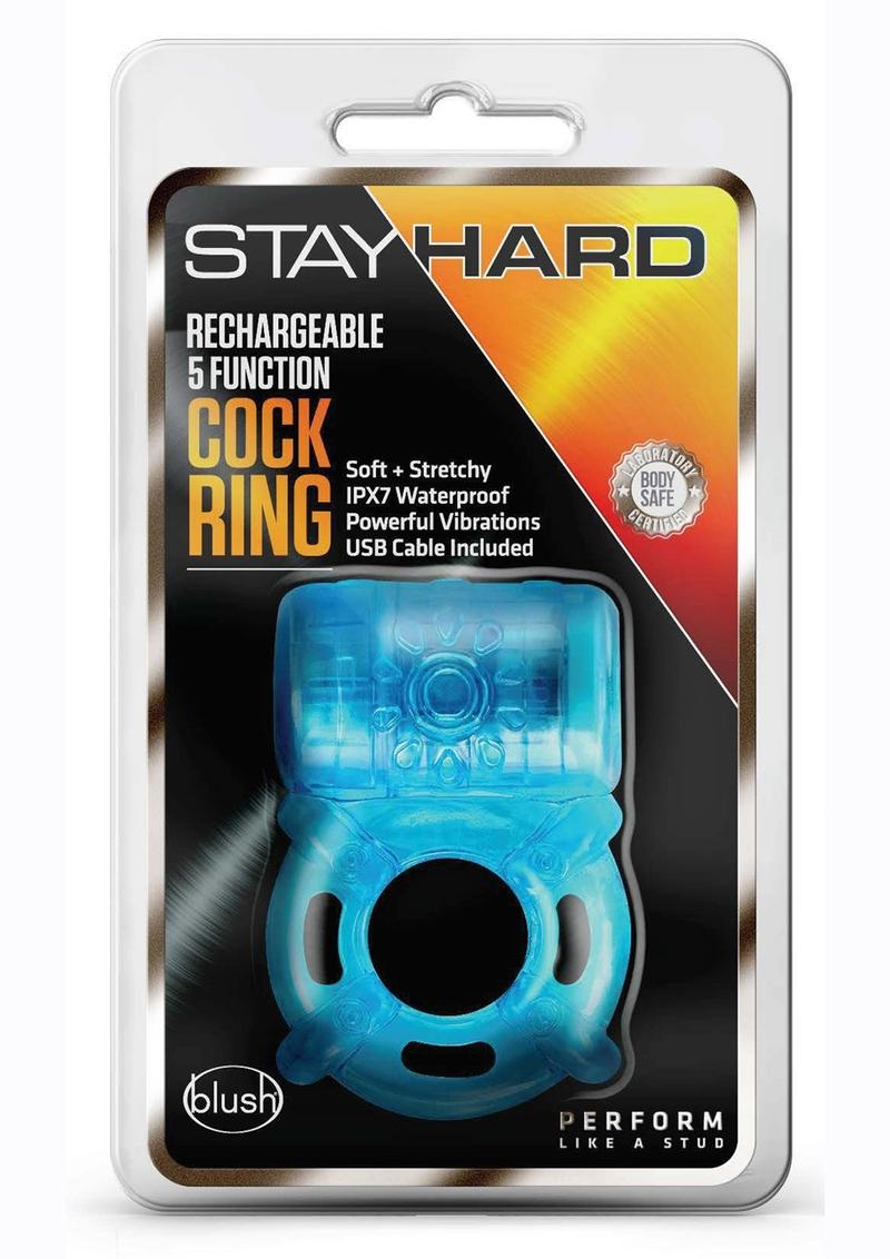 Stay Hard Rechargeable Soft And Stretchy Cock Ring