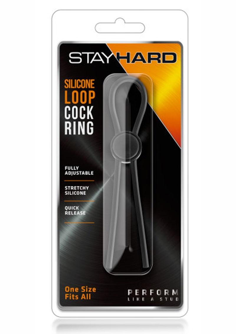 Stay Hard Stretchy Silicone Loop Cock Ring