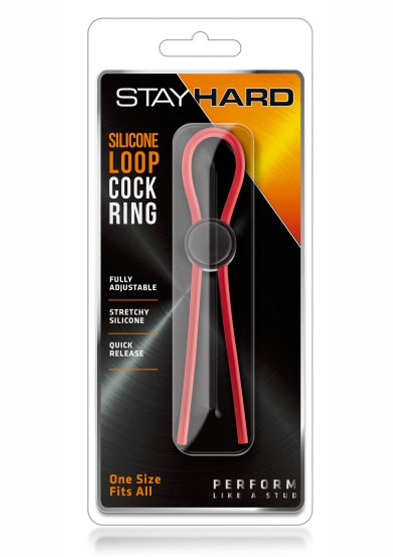 Stay Hard Stretchy Silicone Loop Cock Ring