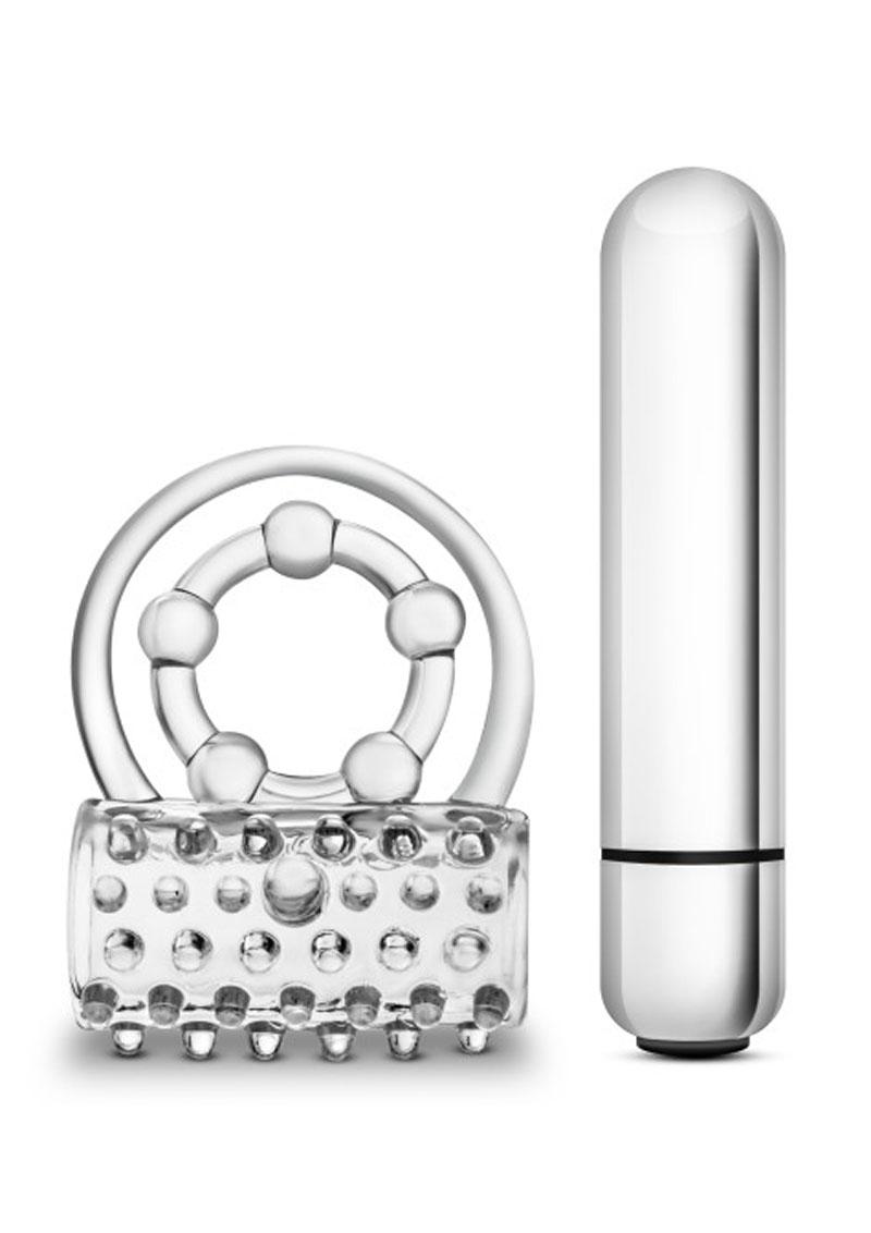 Stay Hard Vibrating Super Clitifier Cock Ring With Bullet Vibe