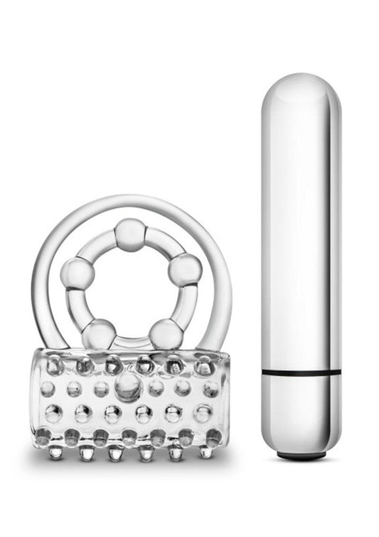 Stay Hard Vibrating Super Clitifier Cock Ring With Bullet Vibe