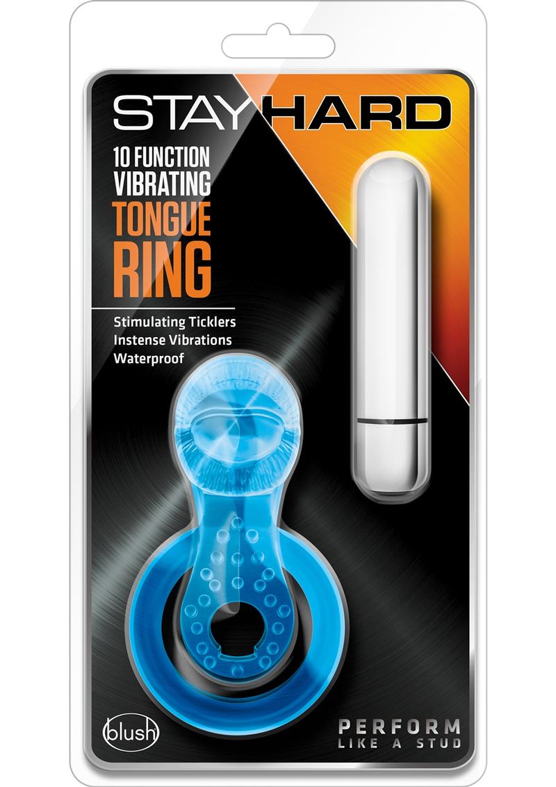Stay Hard Waterproof and Stimulator Vibrating Tongue Ring