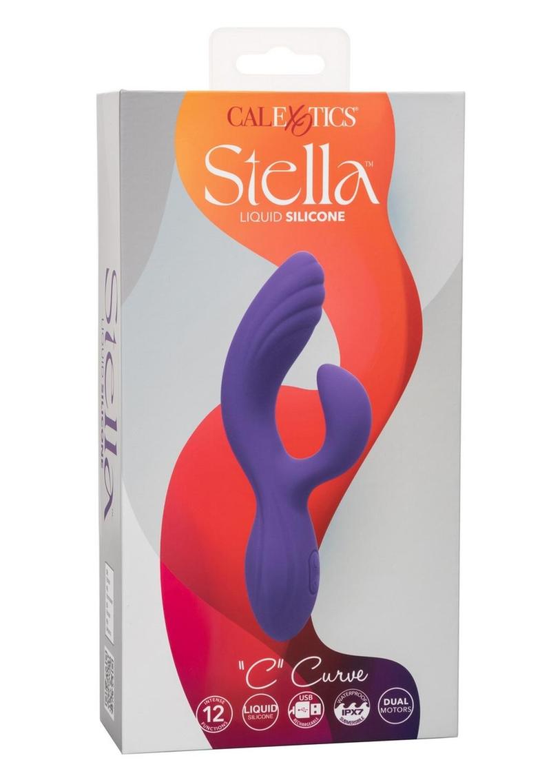 CalExotics Stella C Curve Dual Motor Liquid Silicone Vibrator