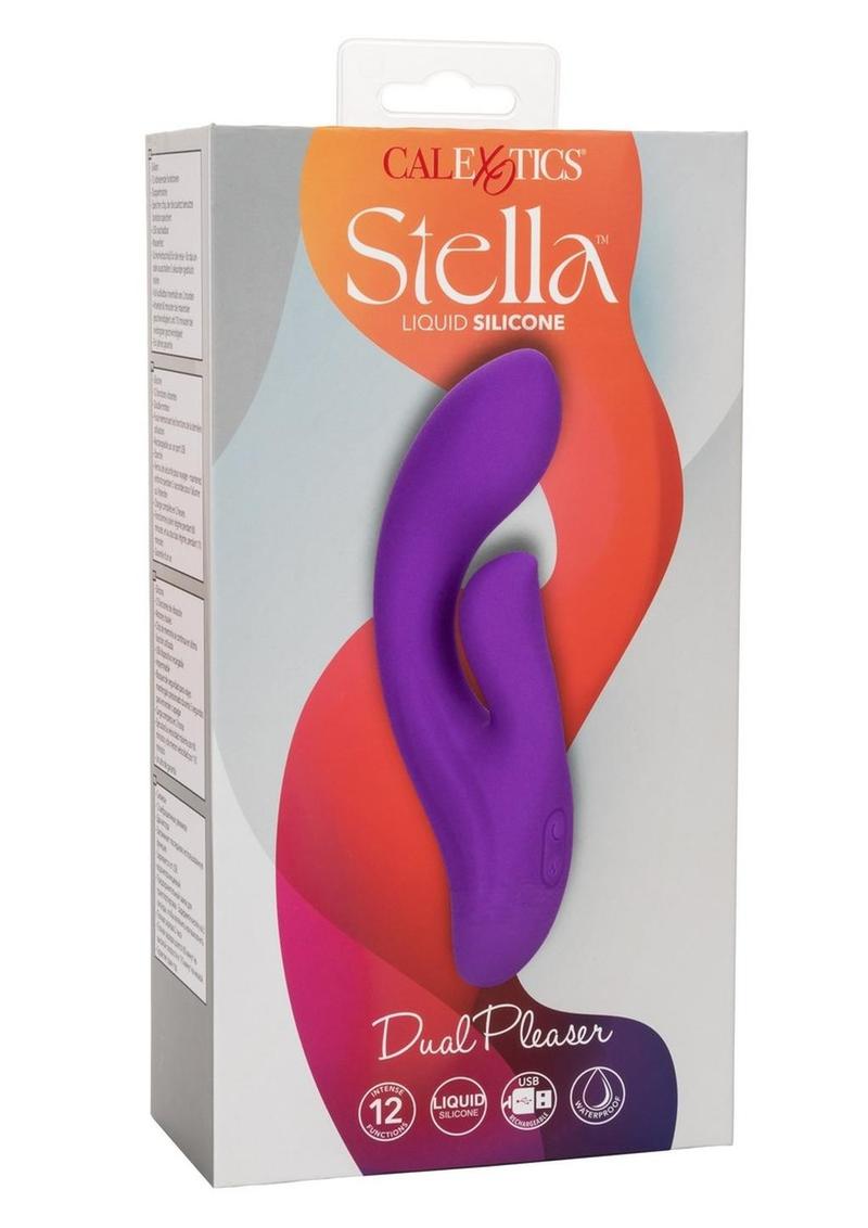 Stella Liquid Silicone Dual Pleaser Rechargeable Dual Vibrator