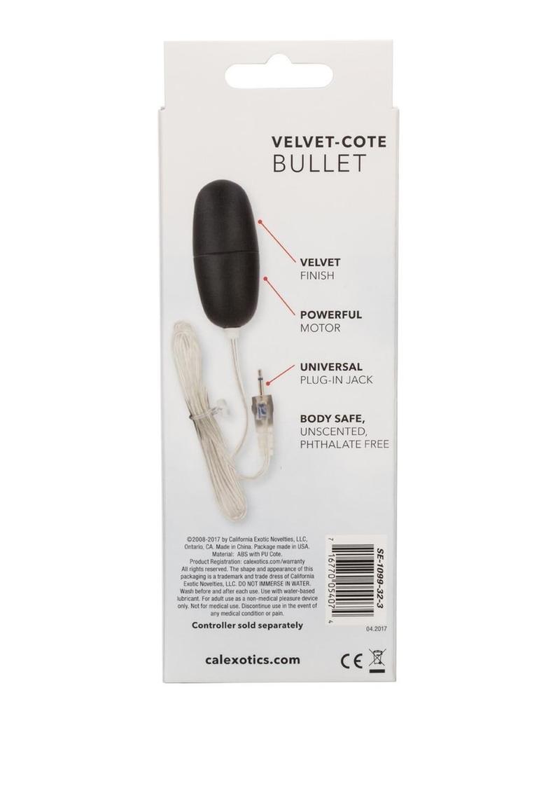 Sterling Collection Standard Velvet Cote Bullet Vibrator