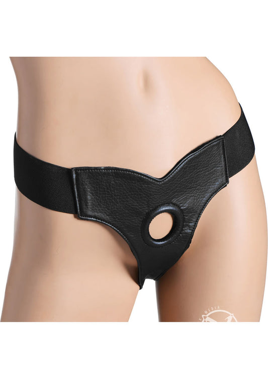 Strap U Bella Velvet-Lined Strap-On Harness Adjustable Luxury Fit