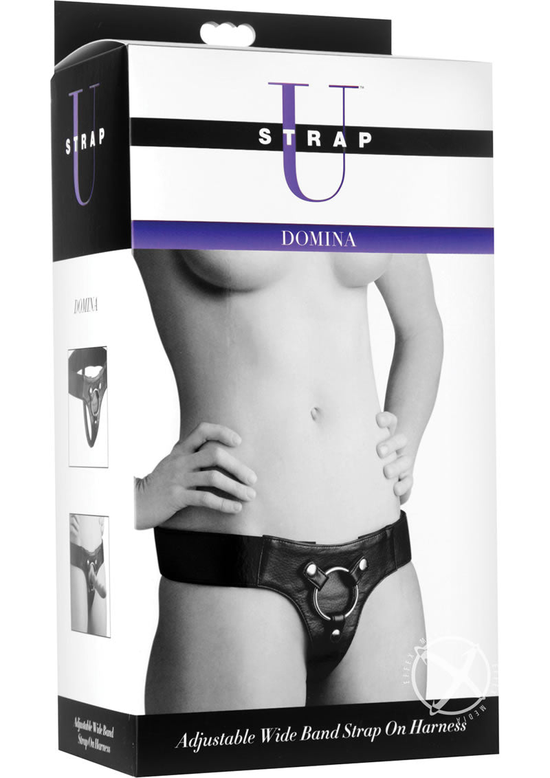 U Strap Domina Adjustable Wide Band Strap-On Harness