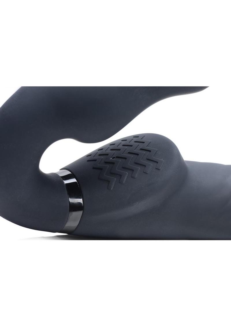 Strap U Ergo-Fit Twist Inflatable and Vibrating Strapless Strap-On