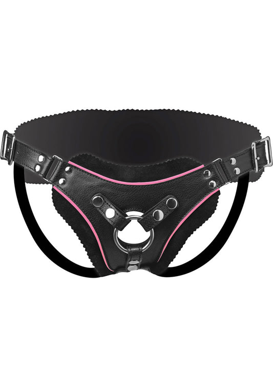 Strap U Flamingo Low Rise Strap-On Adjustable Leather Harness