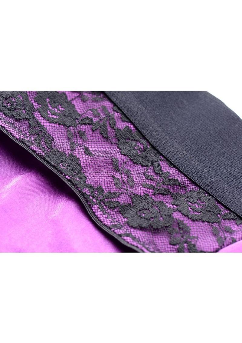 Strap U Lace Envy Crotchless Panty Harness - Small/Medium