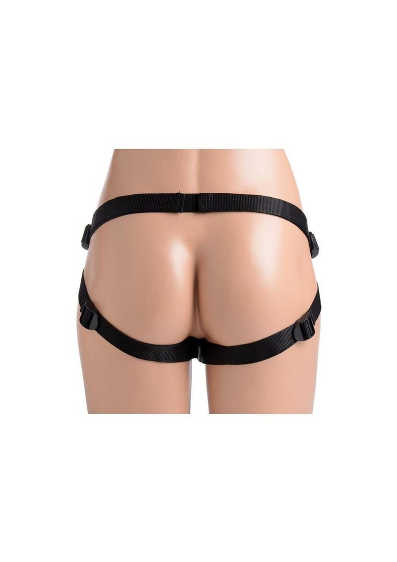 Strap U Navigator Silicone G-Spot Dildo with Harness