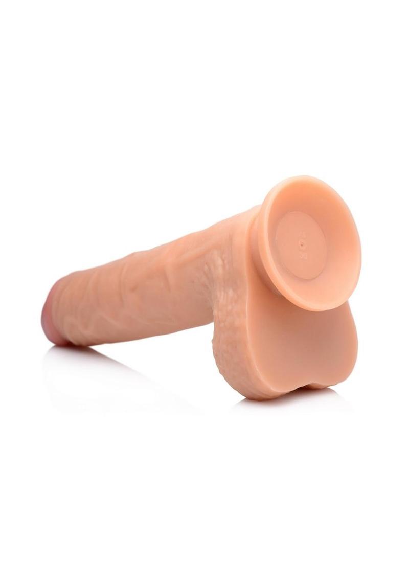 Real-Thrust Thrusting Silicone Dildo with Remote Control