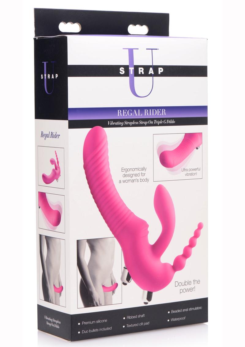 U Strap Regal Rider Vibrating Strapless Strap