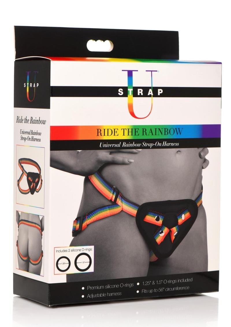 Ride The Rainbow Strap-On Harness Adjustable Universal Harness