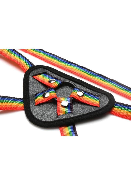 Ride The Rainbow Strap-On Harness Adjustable Universal Harness