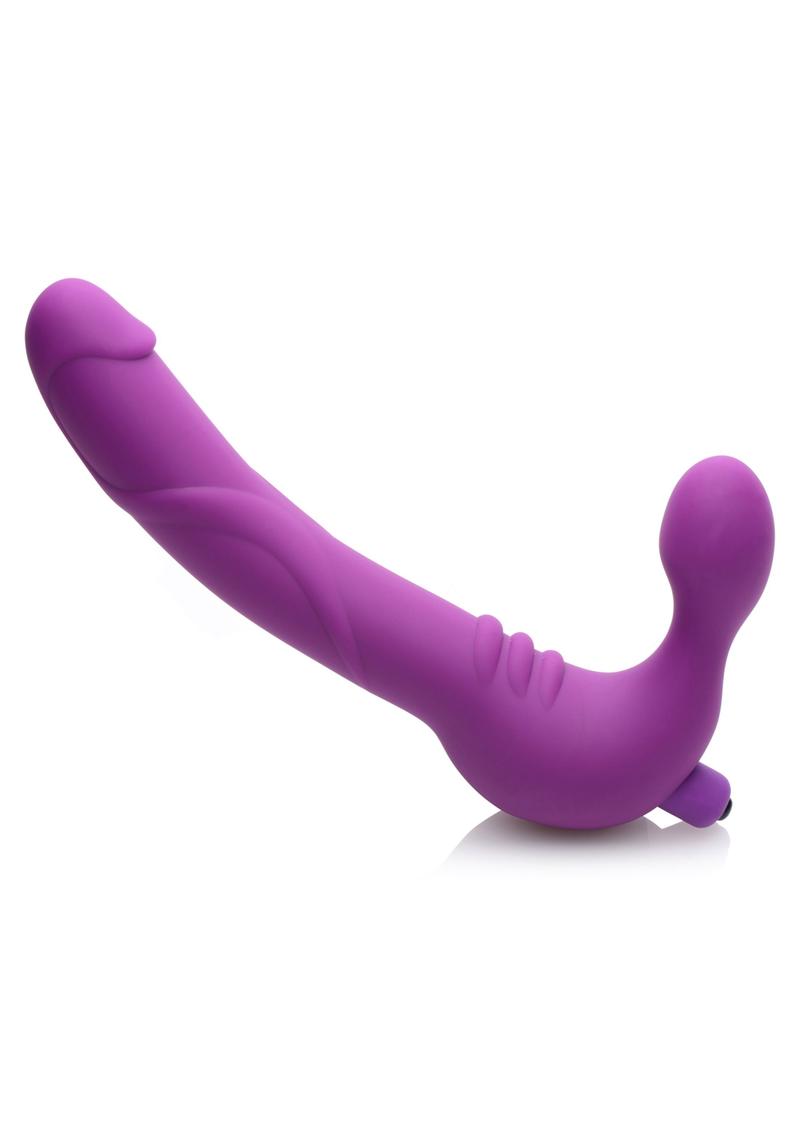 Strap U Royal Revolver Vibrating Strapless Strap-On Dildo